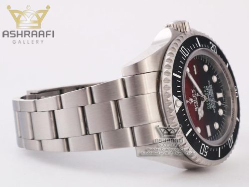 ساعت صفحه دو رنگ قرمز و مشکی رولکس دیپسی ROLEX Deepsea SR2
