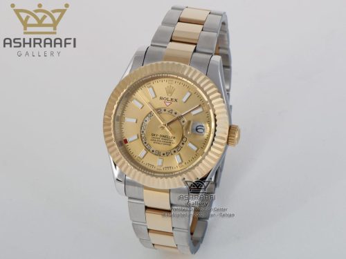 فروش ساعت اسکای دو رنگ ROLEX Sky Dweller SGG1