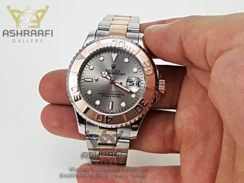 تصویر روی دست ساعت ROLEX Yachtmaster GW
