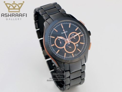 فروش های کپی ساعت رادو هیپرکروم مشکی مسی