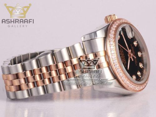 ساعت رولکس صفحه مشکی زنانه Rolex Datejust NM4