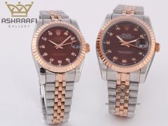 ساعت ست رولکس صفحه شکلاتی Rolex datejust Sh2C