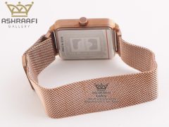 فروش ساعت بند حصیری رومانسون مسی رنگ Romanson 16134G