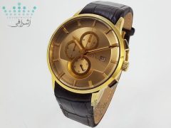 ساعت جفت طلایی قهوه ای رنگ رومانسون - Romanson S1266G