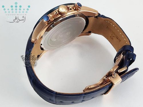 ساعت زنانه سورمه ای رزگلد رومانسون Romanson S1338G