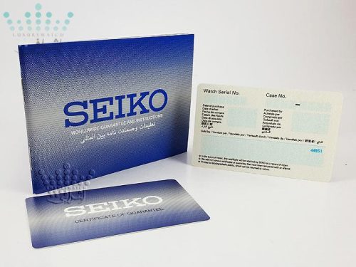 دفترچه و گارانتی ساعت سیکو 5 seiko-snkk17j1-07