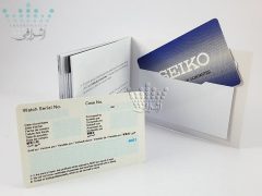 دفترچه و گارانتی بین المللی seiko-snxs73j1