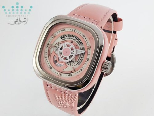 ساعت سون فرایدی زنانه Sevenfriday P1B-01 صورتی رنگ