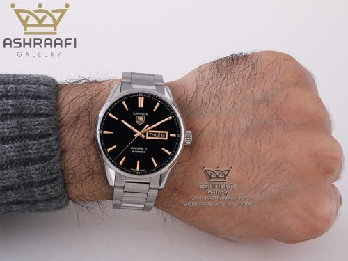 تصویر روی مچ ساعت کارده تگ هویر TAG Heuer Calibre 5