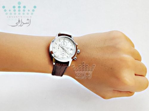 TISSOT-T008217A-07 نمای روی دست ساعت زنانه TISSOT T008217A-07
