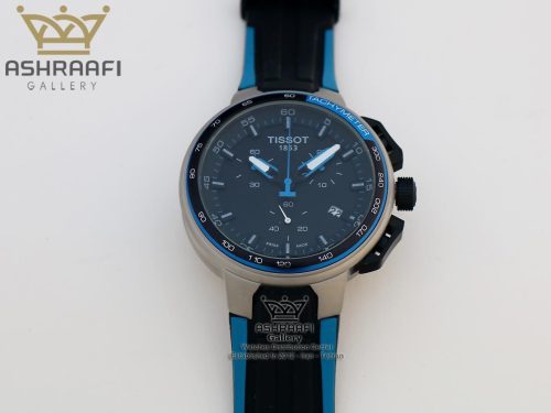 ساعت مشکی و آبی Tissot T-Race 2018 BO
