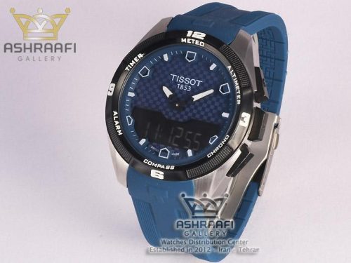 تیسوت تی تاچ سورمه ایTissot T-Touch T091420ODB