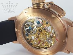 نمای پشت ساعت یوبوت U-BOAT U1001-09