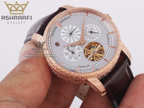 ساعت بدنه مسی کنده کاری شده Vacheron Constantin 88172B