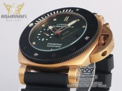 پنرای رزگلد صفحه سبز panerai submersible SB3