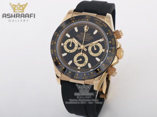 ساعت رولکس دیتونا بند لاستیکی rolex daytona cosmograph BG